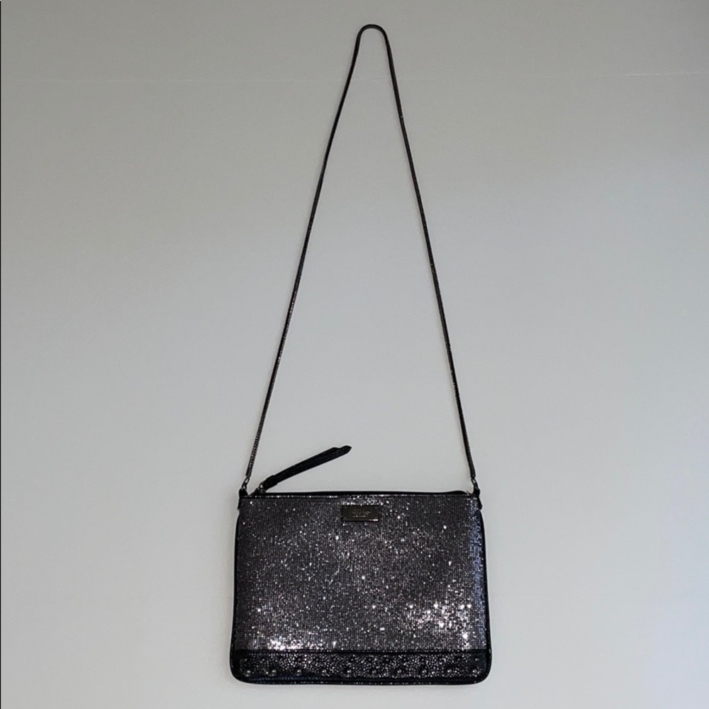 NWOT Victoria’s Secret Black Sparkly Crossbody